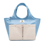 Insulated Lunch Tote Bag - Large Capacity, Multi-Pocket, Waterproof & Stain-Resistant Lining(blue)