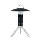 Portable Outdoor Camping Lantern with Tripod Stand, Soft Light Diffuser & USB-C Charging(black)