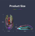 Ergonomic Dual-Mode Wireless Gaming Mouse - Mute Buttons, Adjustable DPI, Rechargeable, Multi-Assist Keys(white)