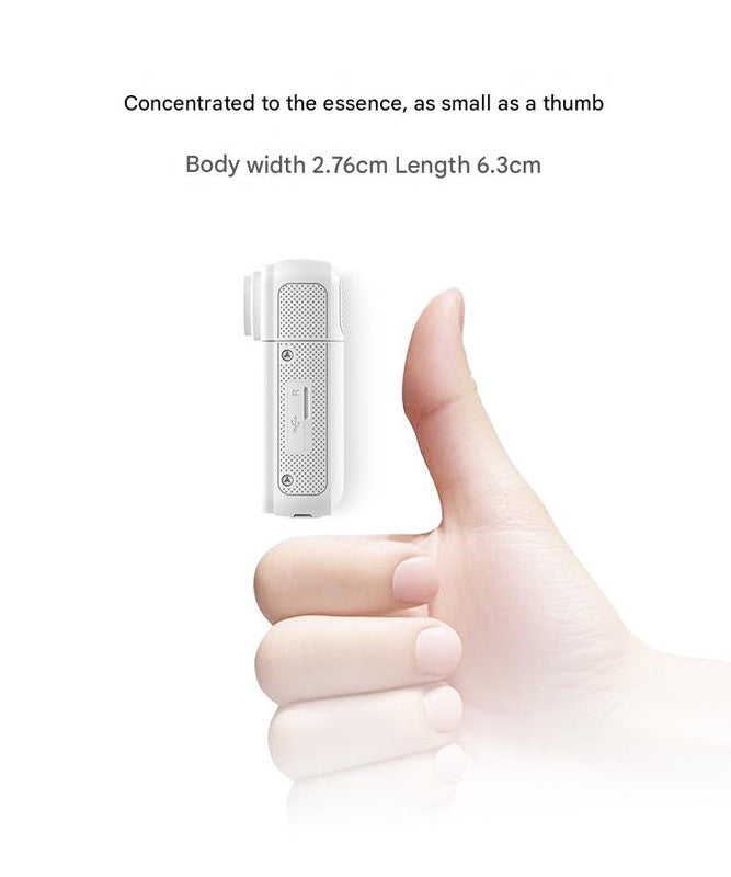 Thumb-Sized 2.7K Camera with 180 Rotatable Lens & Magnet Mount - Capture Your World Hands-Free(black+128G)