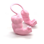 2pc Hilarious Muscle Arm Pet Costume Prop - Funny Novelty Arms for Cats & Small Dogs(pink)