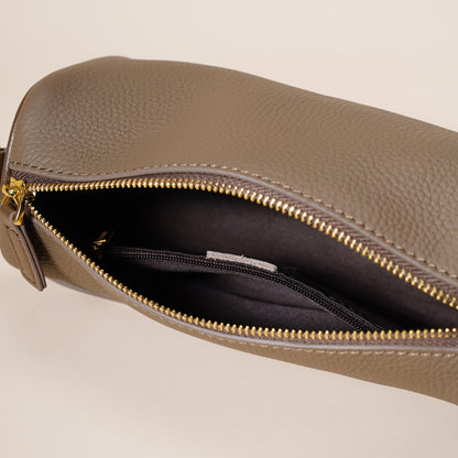 Genuine Leather Boston Bag - Mini Barrel Crossbody & Top Handle Purse(black)