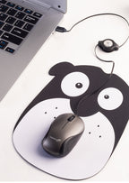 Grey and Black Portable Mini USB-C Mouse with Retractable Cable - Silent Click Travel Mouse for Laptop, MacBook, Tablet