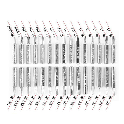 Green 32-in-1 Precision Screwdriver Set - Magnetic Repair Tool Kit for Electronics, Phone & PC