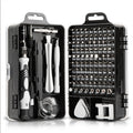 Grey Professional 115-in-1 Precision Screwdriver Set - Magnetic Repair Tool Kit for PC, Laptop, Phone & Electronics