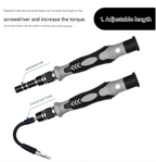 Grey Professional 115-in-1 Precision Screwdriver Set - Magnetic Repair Tool Kit for PC, Laptop, Phone & Electronics