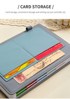 Green A5 PU Leather Agenda for Productivity & Time Management-Undated Daily & Hourly Planner Pro