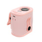 Pink High-Speed Mini Clip Fan with 360° Rotation – Portable, Rechargeable & Multi-Functional Cooling Solution