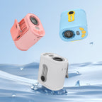 Blue High-Speed Mini Clip Fan with 360° Rotation – Portable, Rechargeable & Multi-Functional Cooling Solution