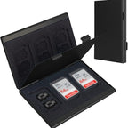 Black High-Quality Aluminum SD & TF Card Case – Premium Storage Solution for Memory Cards(Memory card not included)