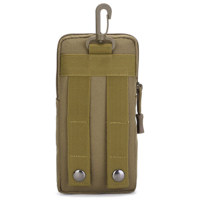 Green Multi-Functional Outdoor Water Bottle & Phone Pouch – Tactical Zippered Waist Pack for Travel, Hiking, and Daily Use