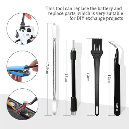 Professional 142-in-1 Precision Screwdriver Repair Tool Kit in Portable Oxford Bag(blue)