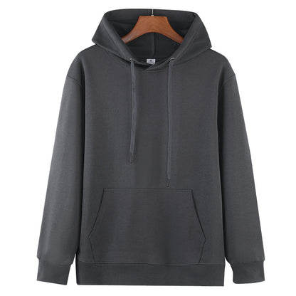 XL Black Men's Classic Fleece Pullover Hoodie - Warm & Cozy Winter Essential
