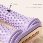 Purple Dual Foot Massager Roller - Therapeutic Deep Tissue Tool for Plantar Fasciitis, Arch Pain Relief & Muscle Relaxation