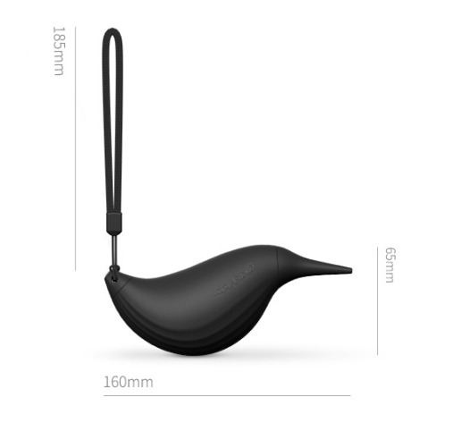 White Powerful Hummingbird Air Blower Manual Dust Cleaner for Coffee Grinders and Camera Lenses 160mm Portable Cleaning Tool