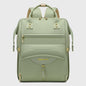 Multifunctional Diaper Bag Backpack(Green) - Large Capacity & Organized Storage for Baby Essentials