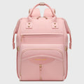 Multifunctional Diaper Bag Backpack(Pink) - Large Capacity & Organized Storage for Baby Essentials