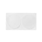 Men's White Invisible Chest Sticker (4.5cm) - TPU Anti-Scratch Sports Style