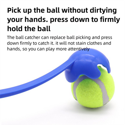 3-Pack Green PP Dog Tennis Ball Launcher Stick(48 × 8 CM) - Manual Fetch Thrower for Long Distance Outdoor Training & Hands-Free Pickup