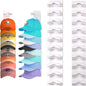 White Hat Organizer for Baseball Caps - Multi-Layer Wall Mounted Cap Rack for Space-Saving Storage