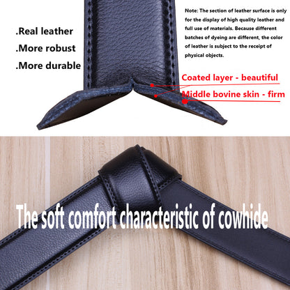 Valentine's Day Gift - Premium Men's Genuine Leather Automatic Buckle Belt - Business & Casual(Style 1)