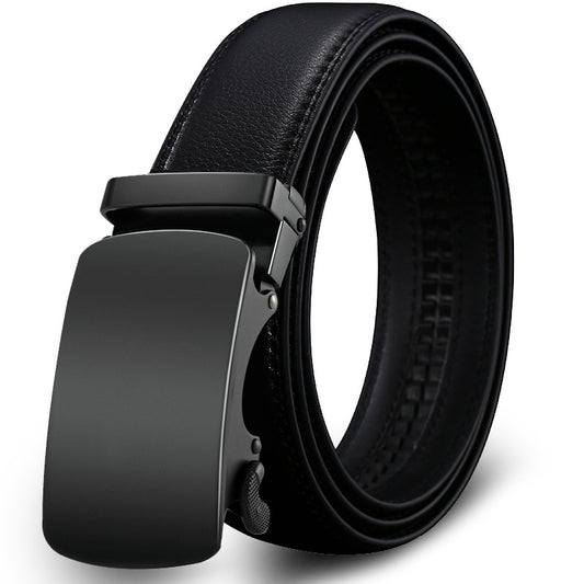 Valentine's Day Gift - Premium Men's Genuine Leather Automatic Buckle Belt - Business & Casual(Style 3)