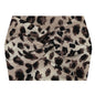 5-PCS Grey leopard print Women's Extra Wide Turban Headband - Elastic Yoga & Sports Hair Wrap