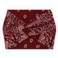 5-PCS Cashew nuts are red Women's Extra Wide Turban Headband - Elastic Yoga & Sports Hair Wrap