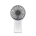 White 2 Pack Mini Portable Handheld Fan Foldable Desktop Personal Fan USB Rechargeable Pocket Fan with 3 Speeds for Travel Office and Outdoor