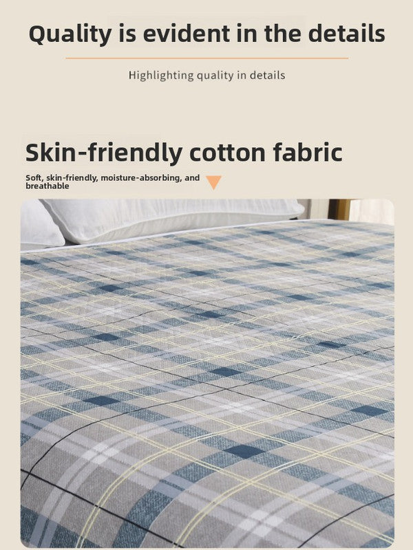Washable Incontinence Bed Pad 180x200cm Reusable Waterproof Mattress Protector with Non-Slip Backing 4-Layer Absorbent Underpad for Elderly and Adults Smoky gray