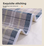 Washable Incontinence Bed Pad 180x200cm Reusable Waterproof Mattress Protector with Non-Slip Backing 4-Layer Absorbent Underpad for Elderly and Adults Medium blue