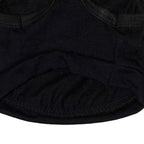 2 Pack Security Printed Pet Vest - Breathable Cotton Dog Shirt for Small Puppies & Cats - Black Summer Singlet Size XS (Chest 30cm)