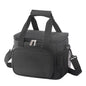 Small Insulated Lunch Bag 10L Cooler Tote Box with Shoulder Strap Leakproof Thermal Meal Prep Carrier for Work School Picnic Black