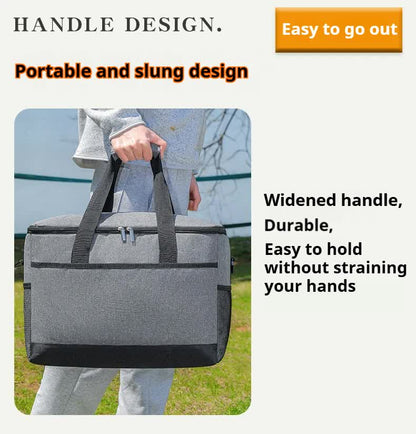 Small Insulated Lunch Bag 10L Cooler Tote Box with Shoulder Strap Leakproof Thermal Meal Prep Carrier for Work School Picnic Black