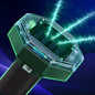 Solar-Powered Sonic Snake and Rodent Repeller Ground Stake - Outdoor Waterproof Ground Vibration Pest Deterrent Device - Ultrasonic Control for Moles, Voles, and House Mice - Garden Lawn Protection - Green Octagon Top Model