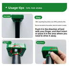 Solar-Powered Sonic Snake and Rodent Repeller Ground Stake - Outdoor Waterproof Ground Vibration Pest Deterrent Device - Ultrasonic Control for Moles, Voles, and House Mice - Garden Lawn Protection - Green Octagon Top Model