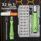 32-in-1 Precision Screwdriver Tool Set - Compact Magnetic Tool Kit for Professional Electronics & Cars Repair