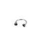 2-PCS Colour G23 Titanium Horseshoe Ring with 5A Zircon Internal Thread for Nose Ear Lip Septum Piercing Hypoallergenic Jewelry for Local Trendsetters