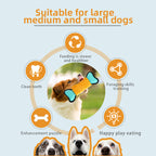 Interactive Dog Toy with Sound & Food Hiding Pockets – Foldable Plush Puzzle for Mental Stimulation, Slow Feeding and Playtime Fun