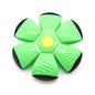 Green Transformable Dog Toy – Dual-Mode Bouncing Ball & Flying Disc for Interactive Play, Durable Chewing, and Mental Stimulation