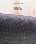 Thickened Pet Sofa Bed XL Size 75x45cm Grey Dog Mat with Integrated Pillow Soft Washable Sleeping Pad for Dogs and Cats All Season Comfort