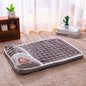 Thickened Pet Sofa Bed S Size 40x25cm Grey Dog Mat with Integrated Pillow Soft Washable Sleeping Pad for Dogs and Cats All Season Comfort
