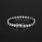 Sliver Bling Heart Tennis Bracelet for Women with Micro-Paved Heart Zirconia - Romantic Couple's Jewelry (7" Length)