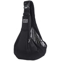 Black Lightweight Breathable Pet Crossbody Bag with Adjustable Padded  Strap & Reversible Double-Sided Design