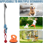 Shark-shaped Tug-of-War Dog Toy with Suction Cup & Chew Rope Knot - Interactive Squeaky Molar Toy for Puppies & Small Dogs