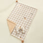 Plaid Puppy Premium Soft Fleece Dog Bed Quilt & Pillow Set (M Size 70 x 50 CM) - All-Season Reversible Warm Cat Nap Pad