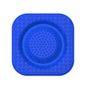 L Blue 2-Pack Premium Silicone Pet Lick Mat - Slow Feeder for Dogs and Cats with Powerful Suction Base - Anxiety Relief and Boredom Buster for Grooming and Bathing