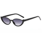 Black Frame With Grey Flakes 2PCS Fashionable Cat-Eye Sunglasses for Women - Retro INS Style UV Protection Shades