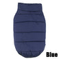S Navy Blue Premium Fleece-Lined Pet Winter Vest | Thickened Padded Dog and Cat Coat | Warm Windproof Outdoor Jacket