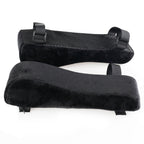 Grey 2-Pack Chair Armrest Pad – Memory Foam Elbow Support Cushion for Office and Home Chairs